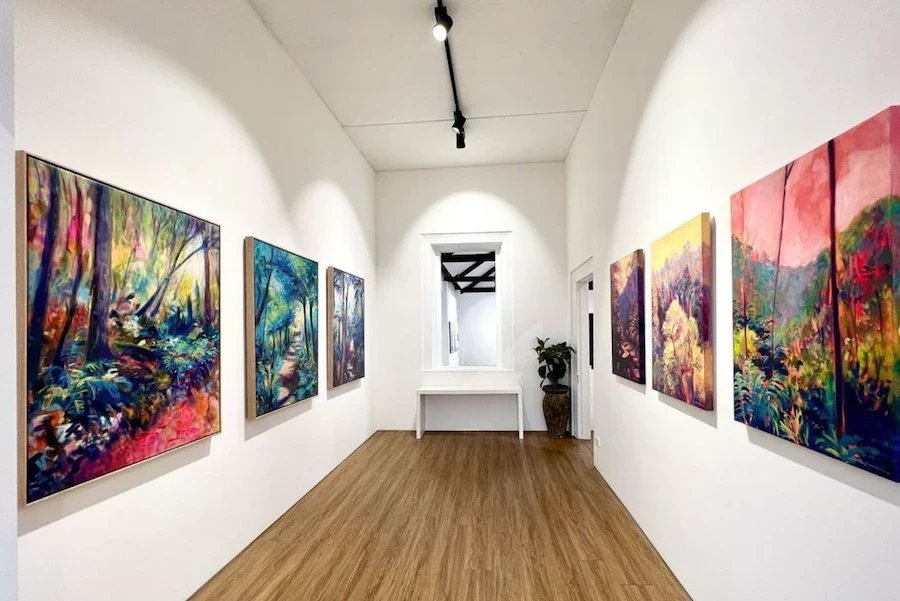 Installation view, Colours of Hope at SOL Gallery