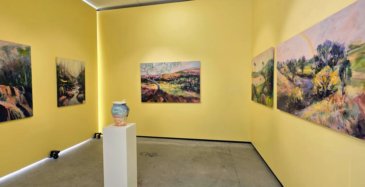 Fragments of the Infinite installed at & Gallery, Sorrento